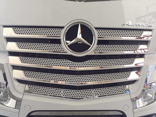 Decorative Inox Cover Front Grille Mercedes Actros Mp4