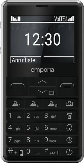 Emporia M76 Single SIM Κινητό με Κουμπιά Μαύρο