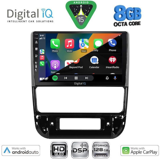 Digital IQ Ηχοσύστημα Αυτοκινήτου για Peugeot 406 1998-2004 (Bluetooth/USB/WiFi/GPS/Apple-Carplay/Android-Auto) με Οθόνη Αφής 9"