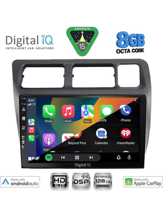 Digital IQ Car Audio System for Toyota Corolla 1992-1997 Bluetooth USB WiFi GPS Apple CarPlay Android Auto with 9" Touch Screen