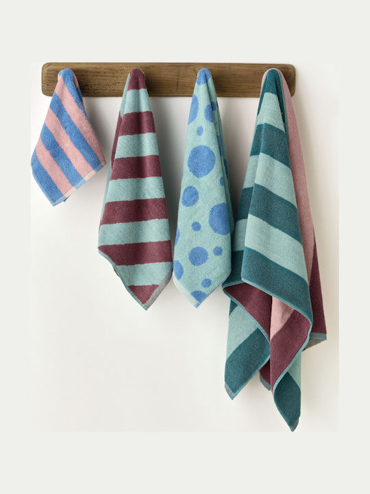 Kentia Bath Towel Listra 70x140cm Turquoise Weight 550gsm