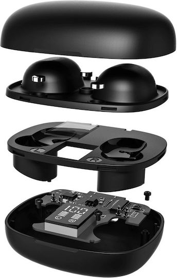 NGS Artica 400 In-ear Bluetooth Handsfree Earphones with Charging Case Black
