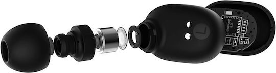 NGS Artica 400 In-ear Bluetooth Handsfree Earphones with Charging Case Black