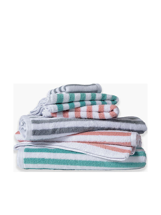 Nef-Nef Homeware Handtuch Casual 30x50cm Aqua Gewicht 550gr/m²