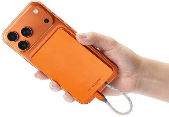 NiteCore Pocket 5 MagSafe Power Bank 5000mAh 22.5W Orange