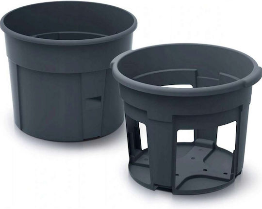 Black Flower Pot