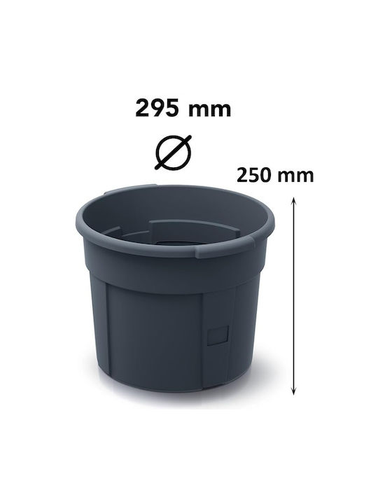 Blumentopf Schwarz
