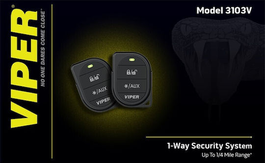 Viper 3103v Car Alarm 1-way 2 Remotes