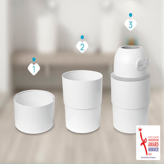 Chicco Diaper Waste Bin White