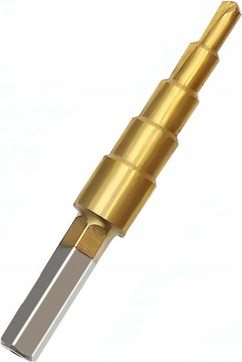 Set 3 Burghie Conice HSS Din Titan Pentru Metal