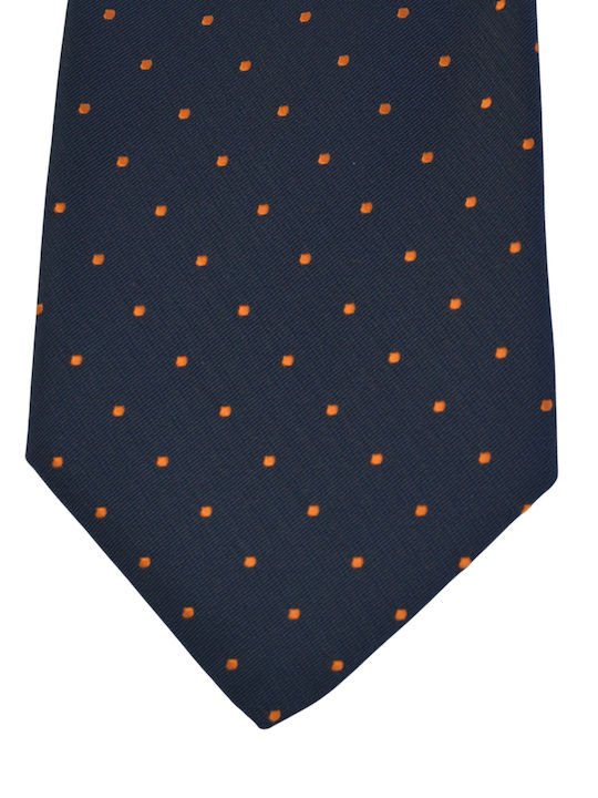 Makis Tselios Fashion Men's Silk Tie Printed in Blue Color