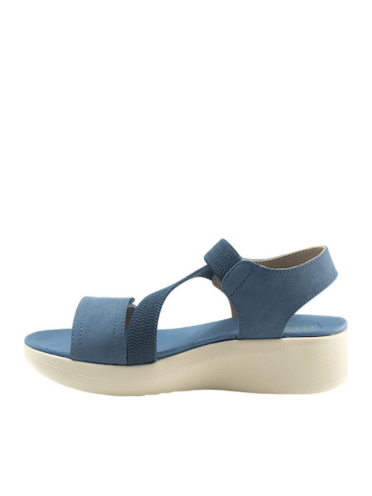 Sommer Damenplattformen Blau