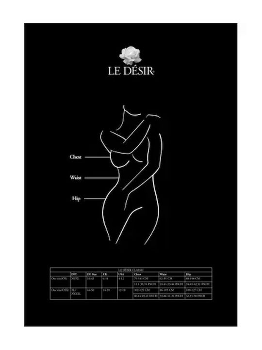 Le Désir Sexy Καλσόν Μαύρο