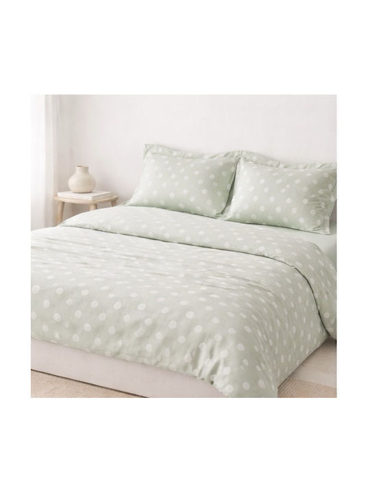 Oxford Home Set Dublu Verde Fistic 240x260cm
