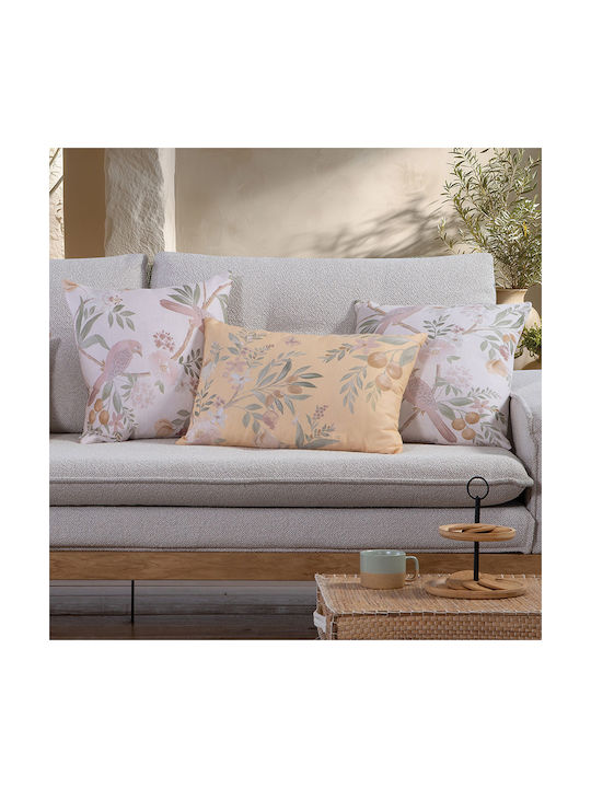 Nef-Nef Homeware Dreamel Sofa Cushion 100% Cotton Yellow 35x55cm