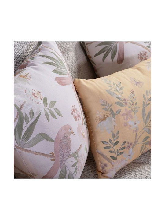 Nef-Nef Homeware Μαξιλάρι Καναπέ Dreamel από 100% Βαμβάκι Ecru 45x45εκ.