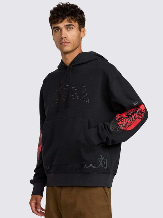 Sweatshirt with Hood Black