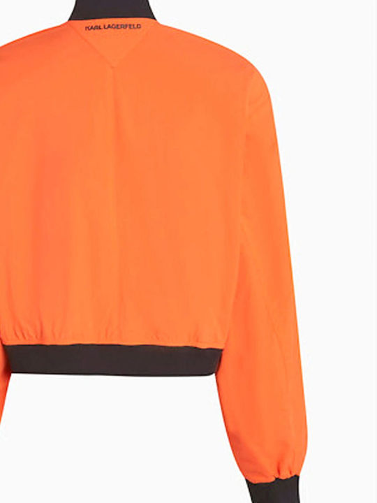 Γυναικείο Bomber Jacket Πορτοκαλι