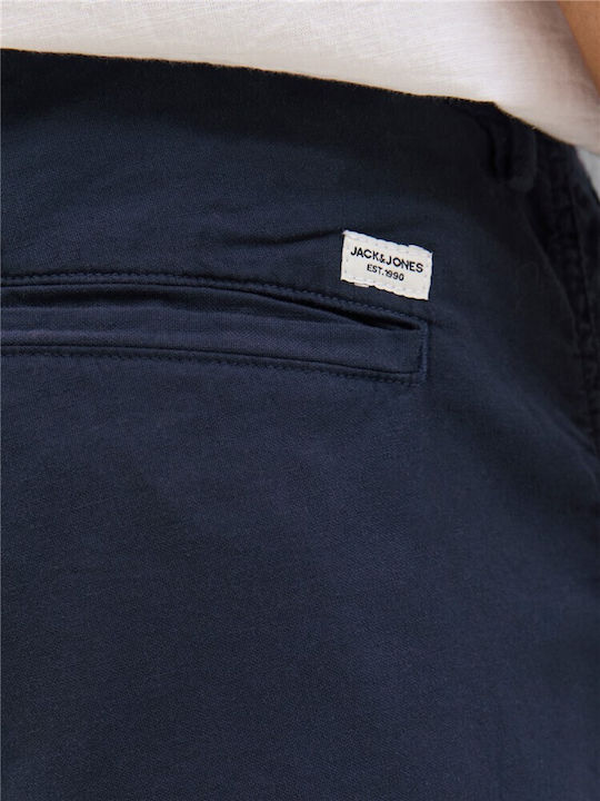 Herrenhosen Chino in Entspannt Passform Blau
