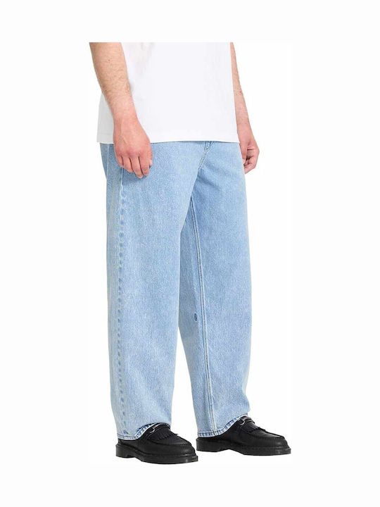 Freazy Men's Jeans Pants with Loose Fit Light Blue