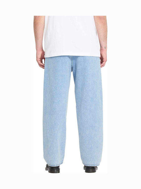 Freazy Men's Jeans Pants with Loose Fit Light Blue