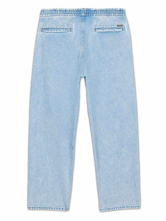 Freazy Men's Jeans Pants with Loose Fit Light Blue