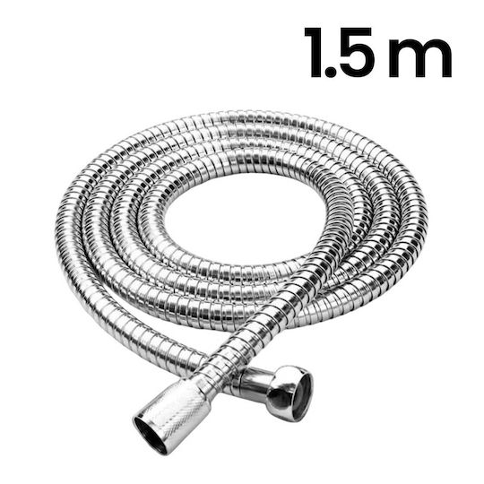 Avizar Shower Head Set Hose 1 "5m Fixing Accessory Silver
