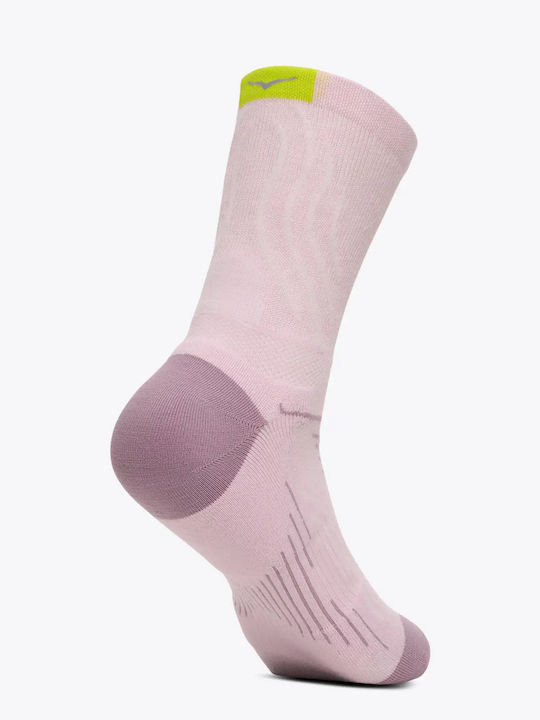 HOKA Running Socks Pink 1 Pair