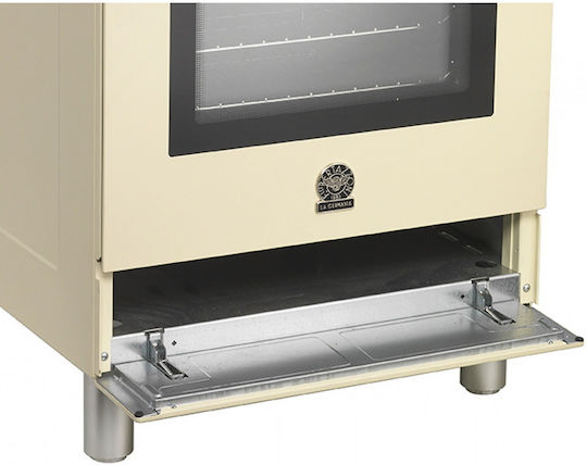 La Germania AMN6640ECRT (GPL) Stove 56l with Gas Burners W60cm Beige