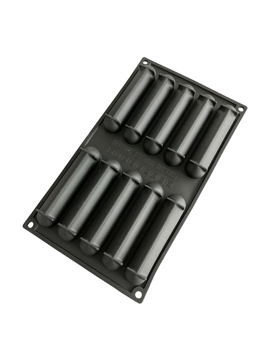 Pavoni Bakeware Tin for Tart Silicone 10 Sockets 11.7x1.95cm