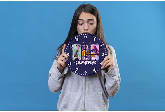 Koupakoupa Huntr X K-pop Girl Group Ceas De Perete Din Lemn Ø20cm