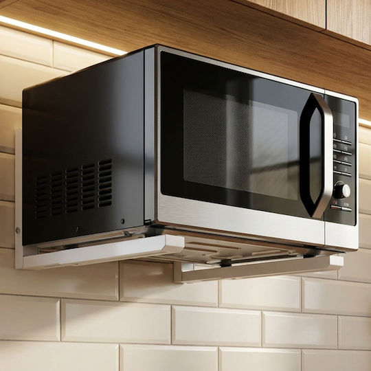 Avizar Microwave Wall Mount Strong Secure Attachment White