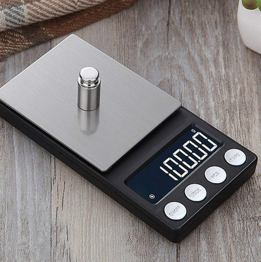 Ψηφιακή Ζυγαριά Κουζίνας με Κάδο έως 0.5kg Μαύρη