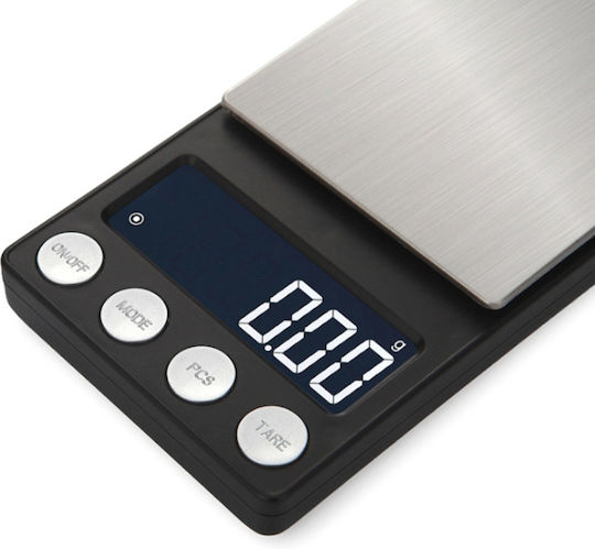 Ψηφιακή Ζυγαριά Κουζίνας με Κάδο έως 0.5kg Μαύρη