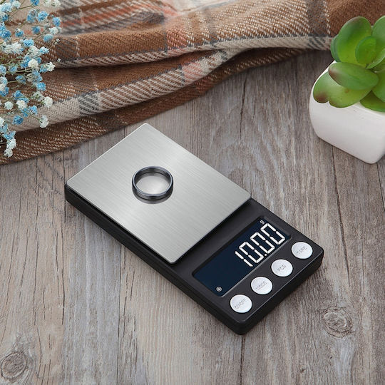 Ψηφιακή Ζυγαριά Κουζίνας με Κάδο έως 0.5kg Μαύρη