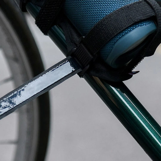 Suport Bidon Bicicletă Trotinetă Zola Prindere cu Velcro Ghidon Cadru Montare Circumferință Maximă 35 Cm PVC Negru