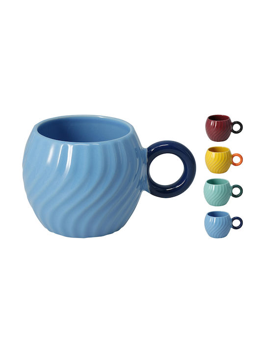 Koopman Cană Ceramică Albastră 400ml