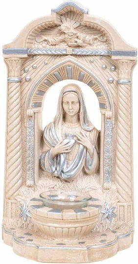 Large Plaster Candle Virgin Mary Model Ext 9925