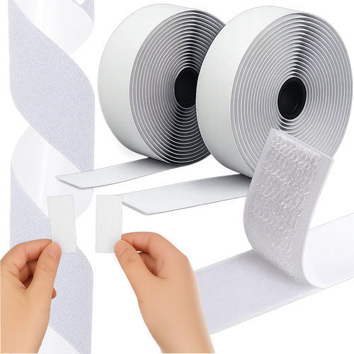 Adhesive Hook & Loop Tape White 5m 5949143236417