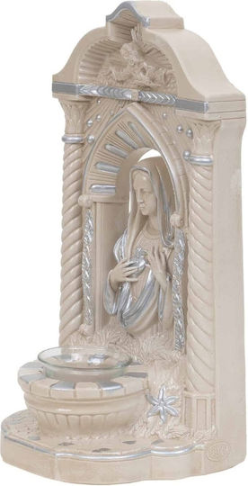Large Plaster Candle Virgin Mary Model Ext 9925