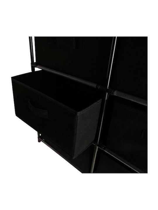 Sertar De Depozitare Din Metal și Țesătură L76xL30xÎ68cm