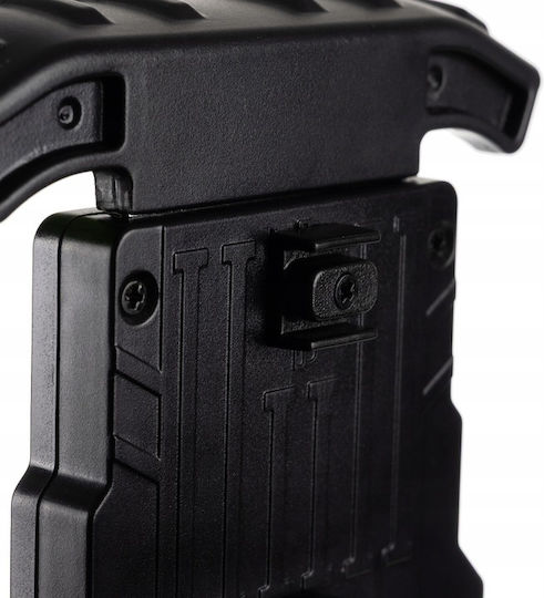 Suport Telefon Bicicletă Zola Reglabil 4.7-7” Prindere Ghidon Diametru 0.7-1.5" Clește cu Șurub Protecție Finisaj Silicon Abs Negru