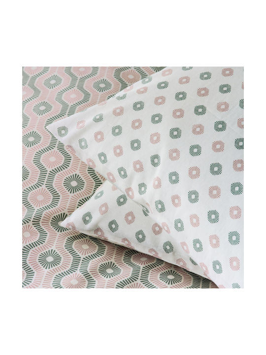 Kentia Trubi 14a Set Of Ecru Pillowcases With Envelope Cover 50x70cm