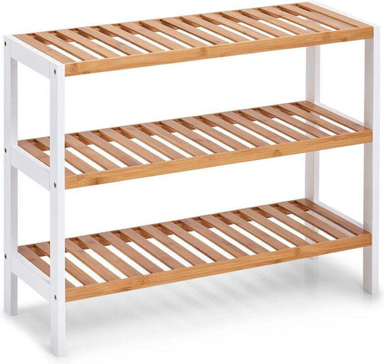 Дървена Поставка За Обувки От Бамбук 70x26x54cm