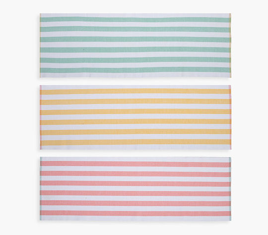 Nef-Nef Homeware Runner Din Bumbac Set Jeremy Galben 45x140cm