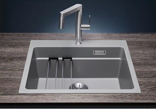 Blanco 527076 Υποκαθήμενος Inox με Μπαταρία Μ51xΠ60cm Λευκός