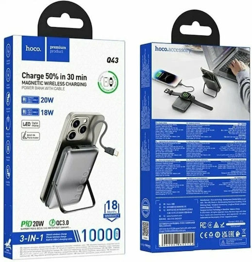 Hoco Q43 MagSafe Power Bank 1000mAh 20W Black