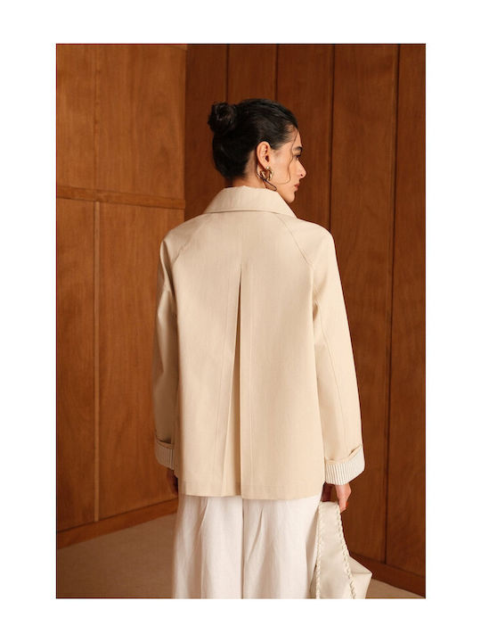 Women's Jacket for Winter Beige