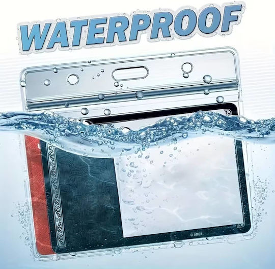 Oem Transparent Pvc Horizontal Card Stand