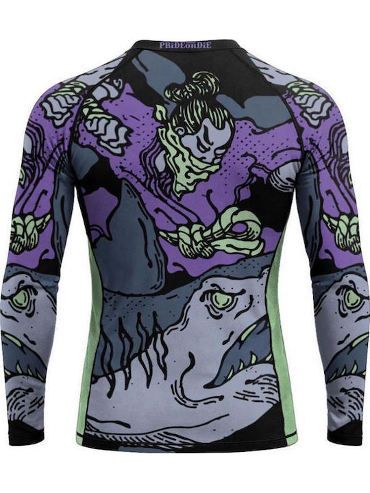 PrideOrDie Men's Short Sleeve Shirt POD302 for Jiu-Jitsu Black